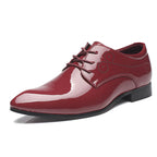 Men Leather Shoes Men Business Casual Dress Shoes Business Casual Leather Shoes Slip-on Black Driving Shoe For Men – image 6