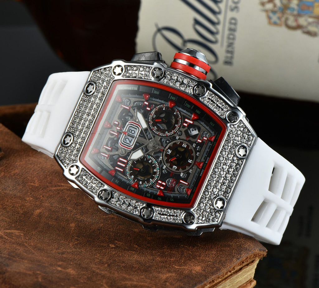 Fashion Diamond Gypsophila Watch Men – image 13