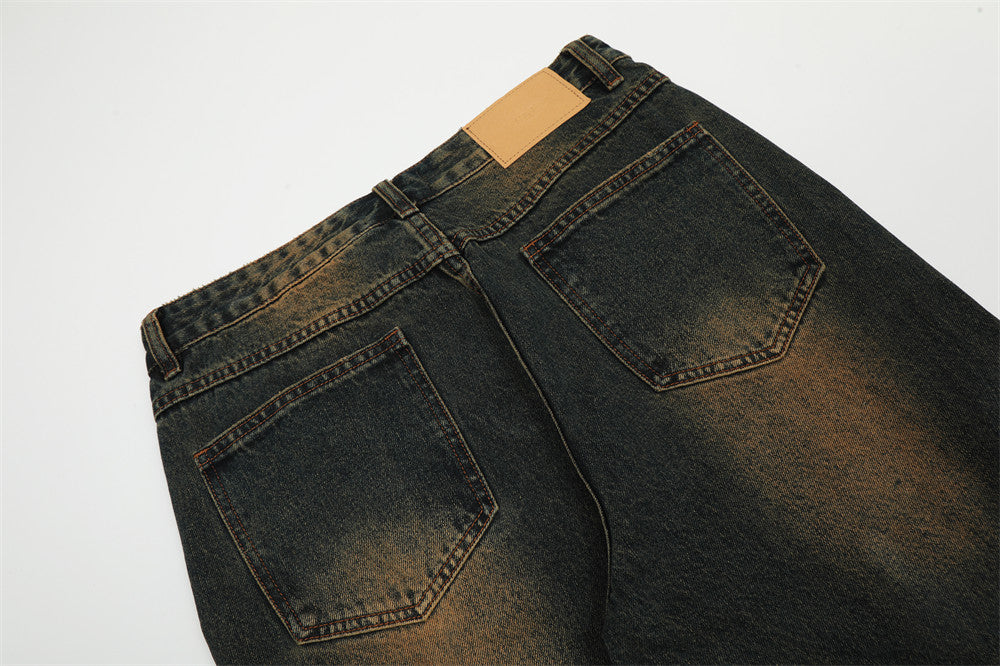 Fashion Horn Denim Trousers Men – image 13