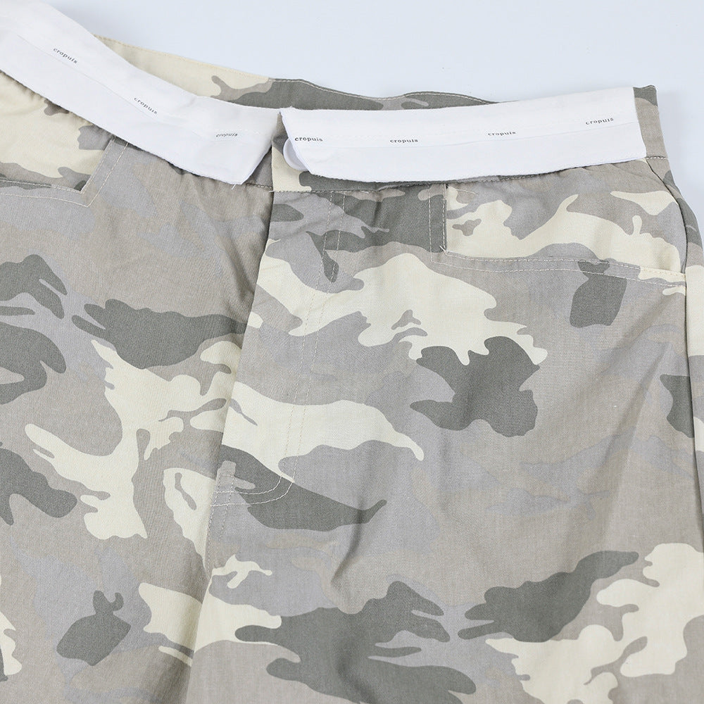 Fashion Camouflage Zipper Overalls Men – image 7