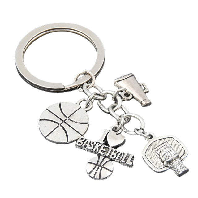 Cheerleader Athlete Fitness Sport Keychain – image 2