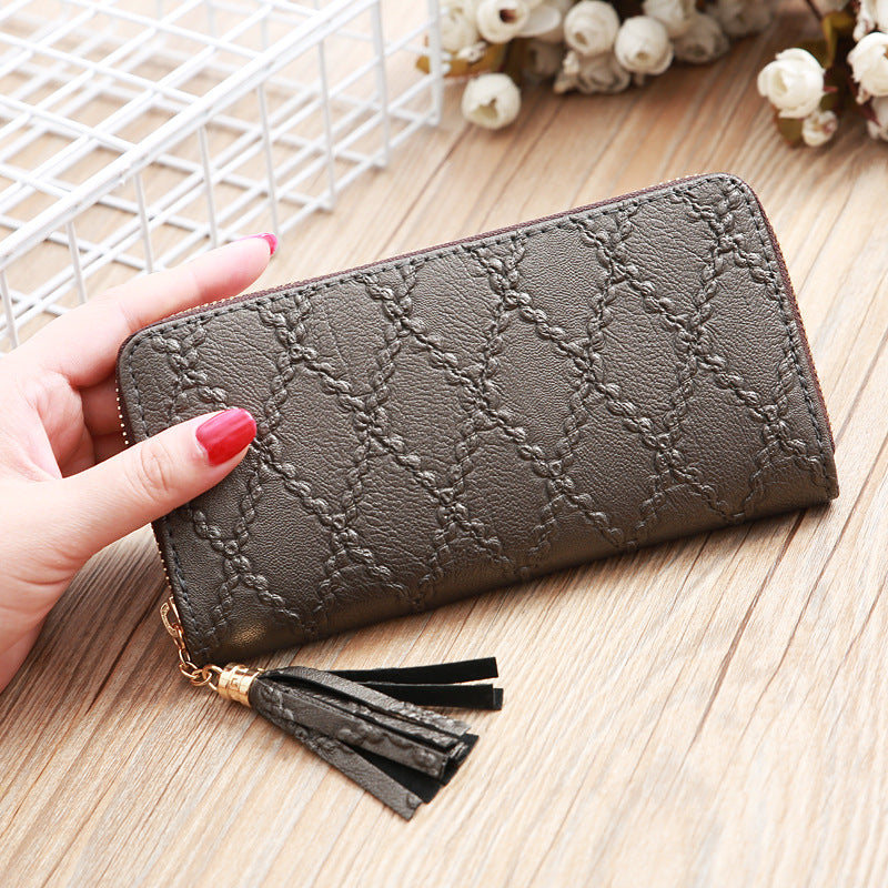 Women Purse Fashion Tassel Large Capacity – image 4