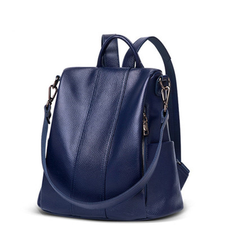 Fashion Backpack Genuine Leather Women – image 2