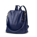 Fashion Backpack Genuine Leather Women – image 2