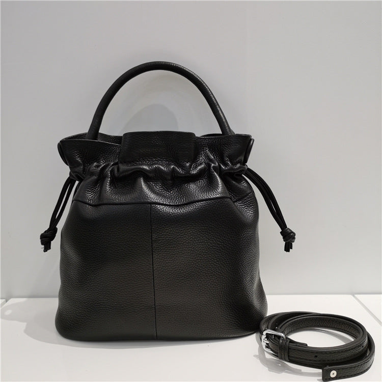 Fashion Leather Bucket Bag New Women – image 4