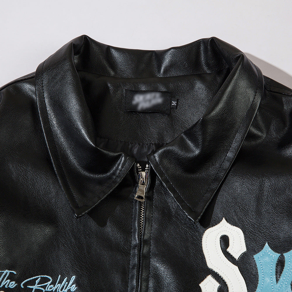 Fashion Embroidery Baggy Coat Men – image 10