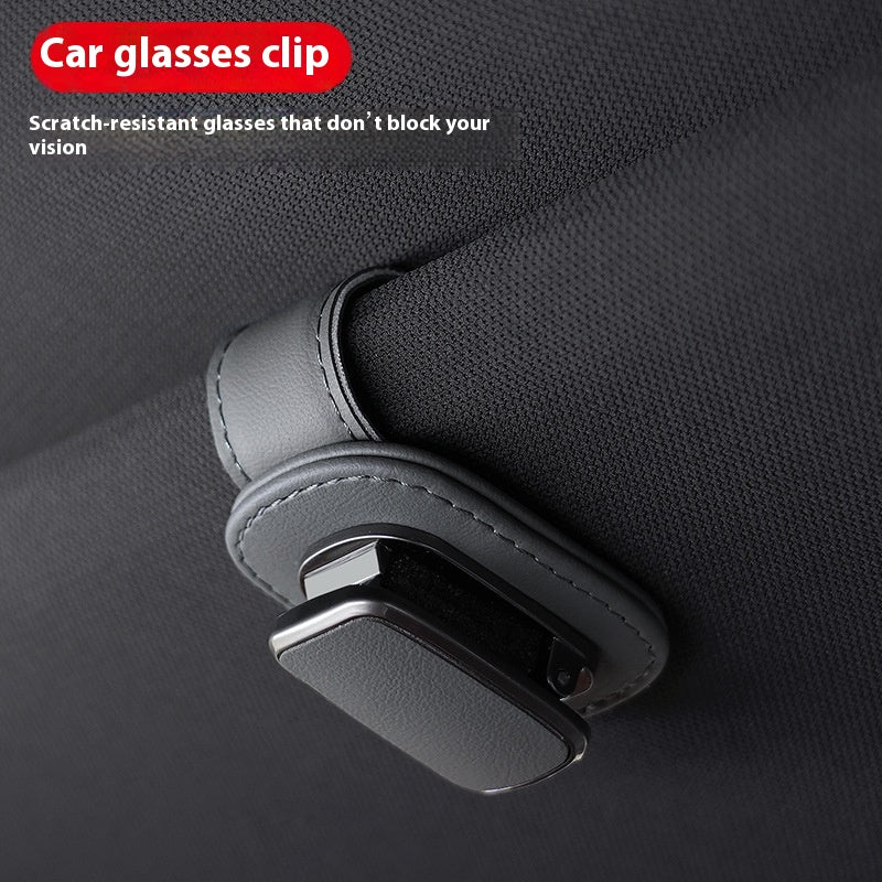 Leather Car Accessories Car Glasses Frame – image 7