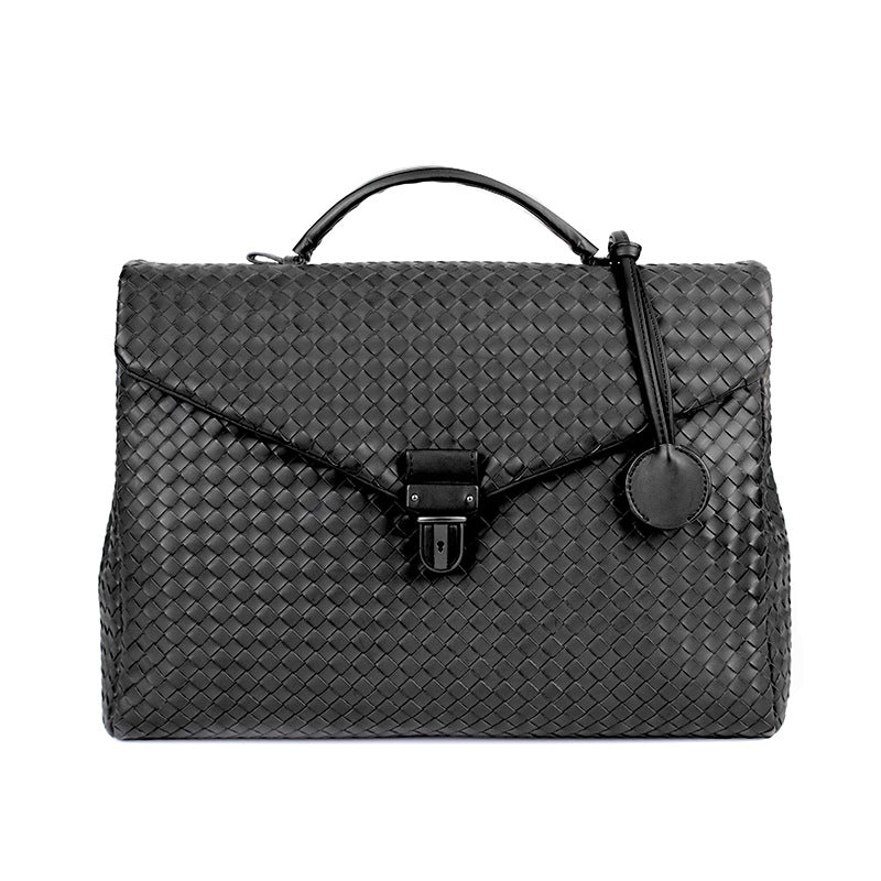 Men's Handbag Business Casual Clamshell Knitting – image 2