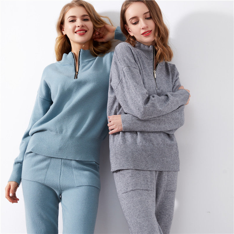 Women Knitted Two Piece Set – image 7