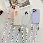Back Woven Cross-body Lanyard Backer-card Accessories Phone Case – image 2