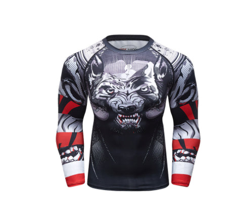 Male Sport Suit Men Running Clothes Sport Wear Yoga Set – image 5