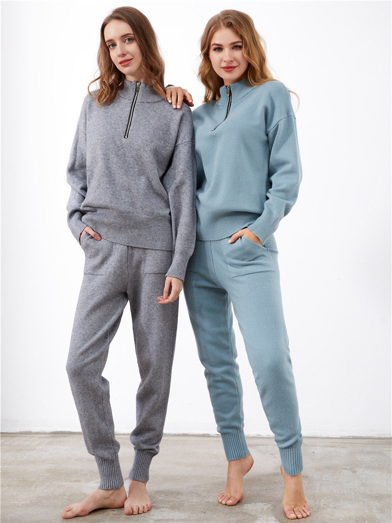 Women Knitted Two Piece Set – image 3
