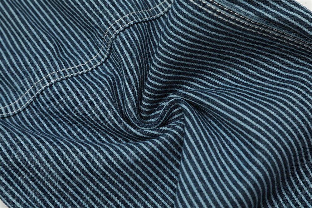 Fashion Vertical Stripe Overalls Men – image 11