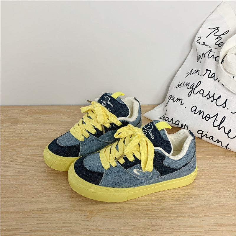 Versatile Thick Shoes Tongue Canvas Shoes For Women – image 3