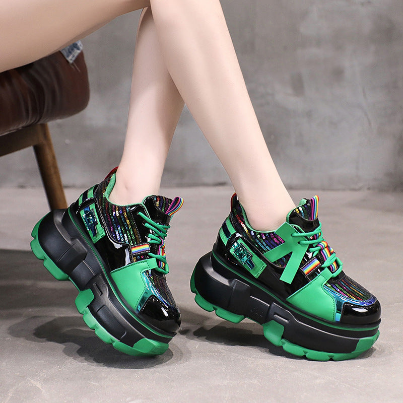 Daddy's Shoes Fashion Single Shoes Trendy Lace Up Shoes Women – image 3