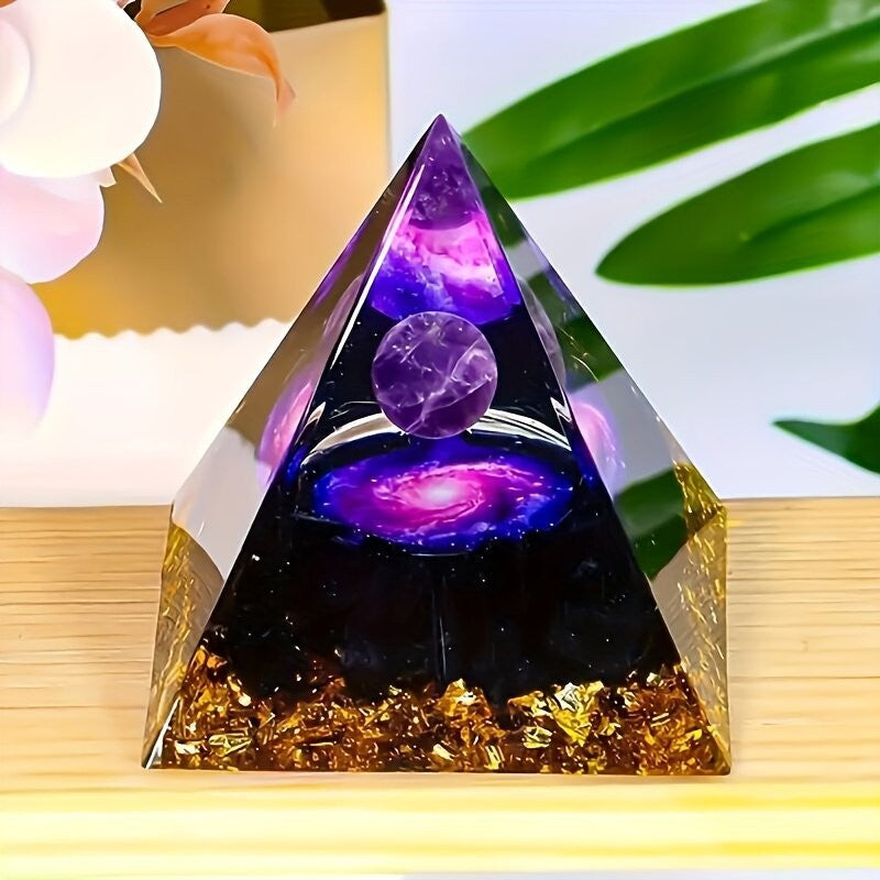 Crystal Pyramid Home Decor Ornament