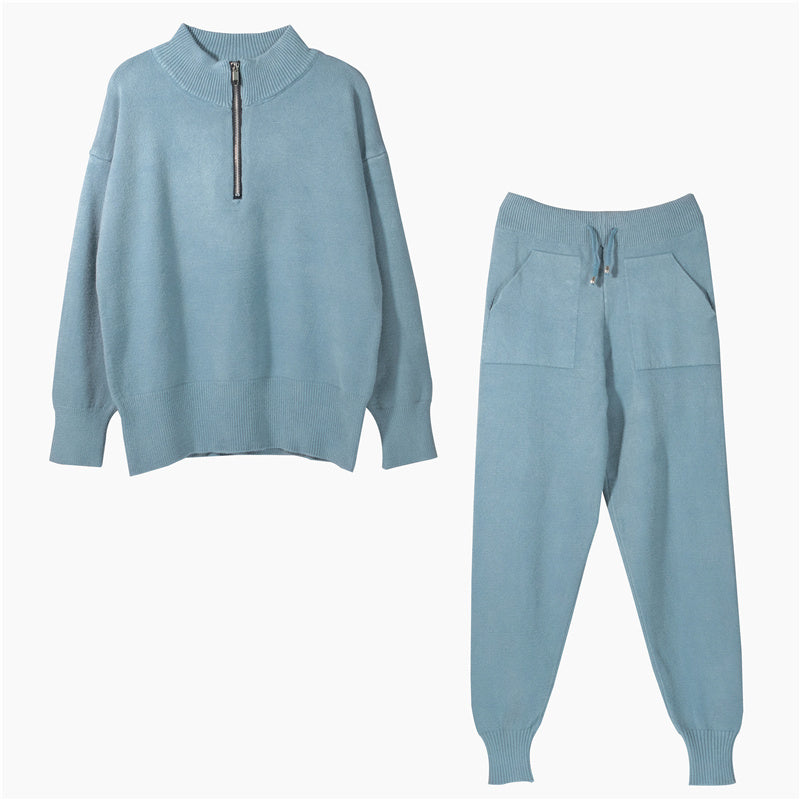 Women Knitted Two Piece Set – image 6