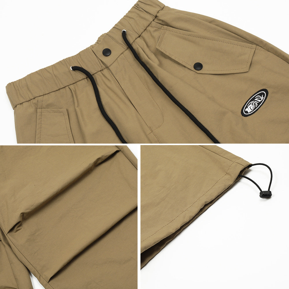 Fashion Pleated Paratrooper Overalls Men – image 15