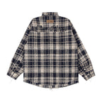 Fashion Retro Plaid Shirt Men – image 10