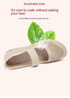 Casual Shoes For Women Flying Woven Women's Shoes Breathable Women Hollow Out Soft Bottom Mom Shoes – image 9