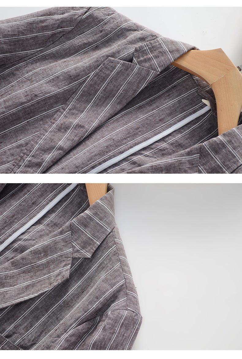 Fashion Striped Casual Jacket Men – image 14
