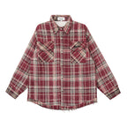 Fashion Retro Plaid Shirt Men – image 6