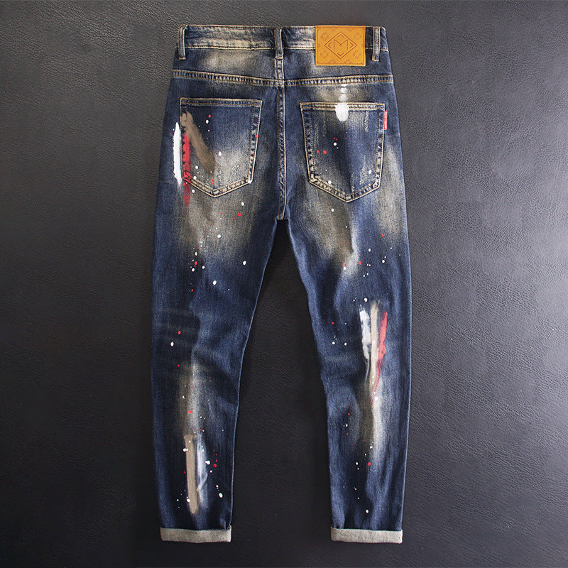 Fashion High-end Fashion Brand Jeans Men – image 5