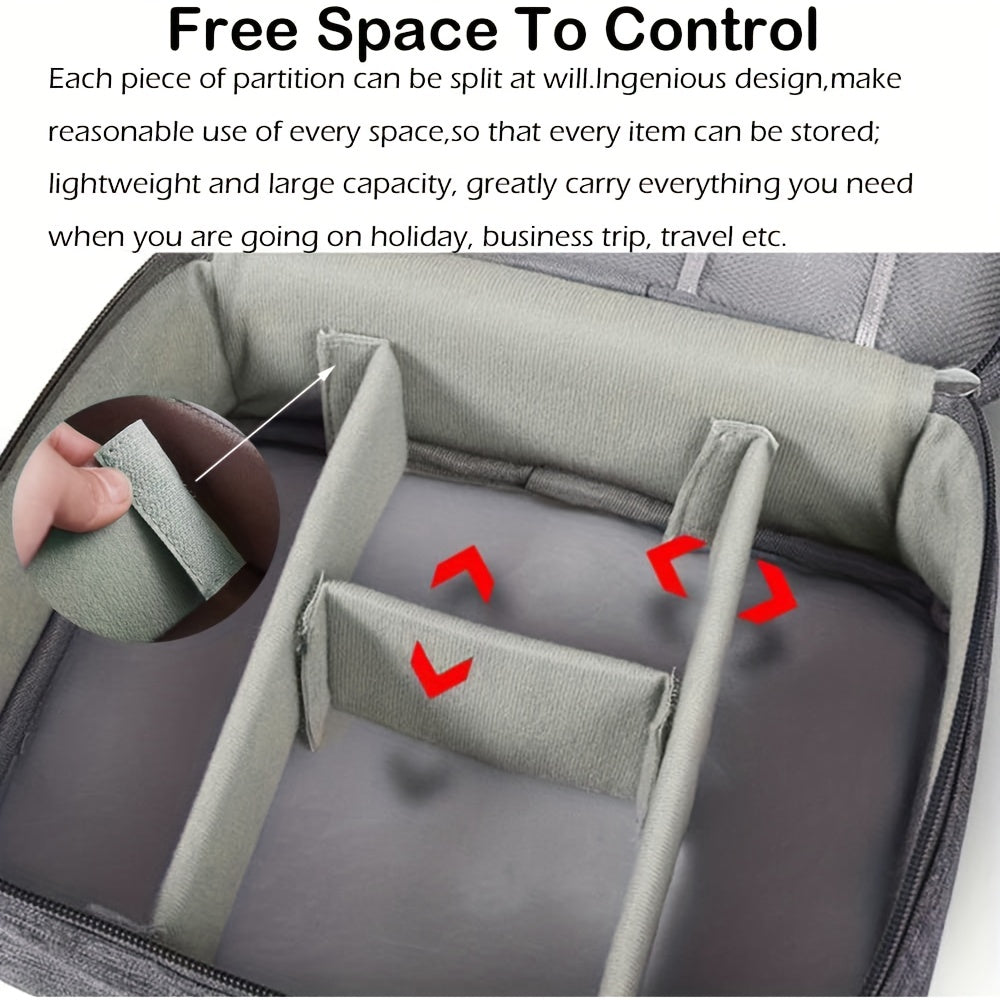 Electronics Organizer Travel Cable Organizer Bag Waterproof Portable Digital Storage Bag Electronic Accessories Case Cab – image 11
