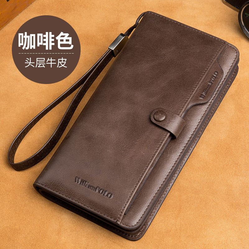 Men's Long Wallet Genuine Leather Wallet – image 2