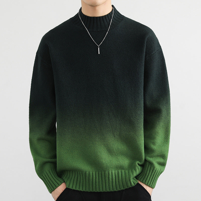 Fashion Personality Gradient Sweater Men – image 9