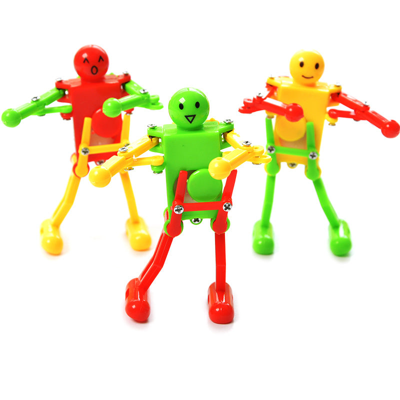 Clockwork Dancing Robot Clockwork Gymnastics Creative Small Toys Novelty Toys Christmas Goods Gift For Kids Fidget Toys – image 2