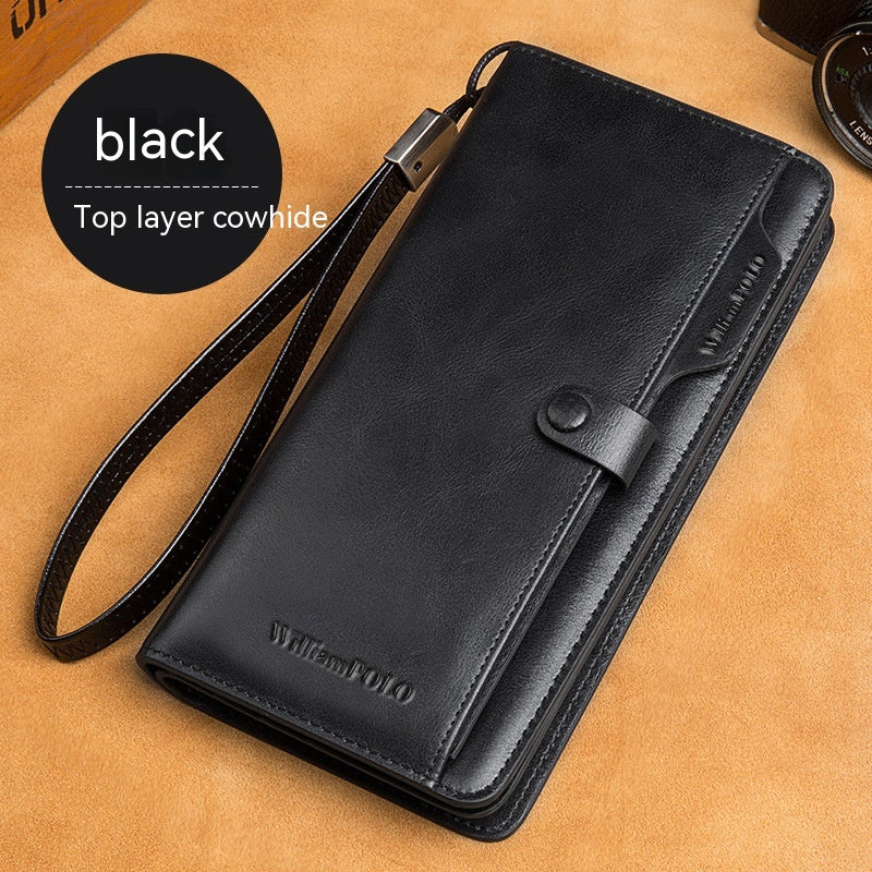 Men's Long Wallet Genuine Leather Wallet – image 5