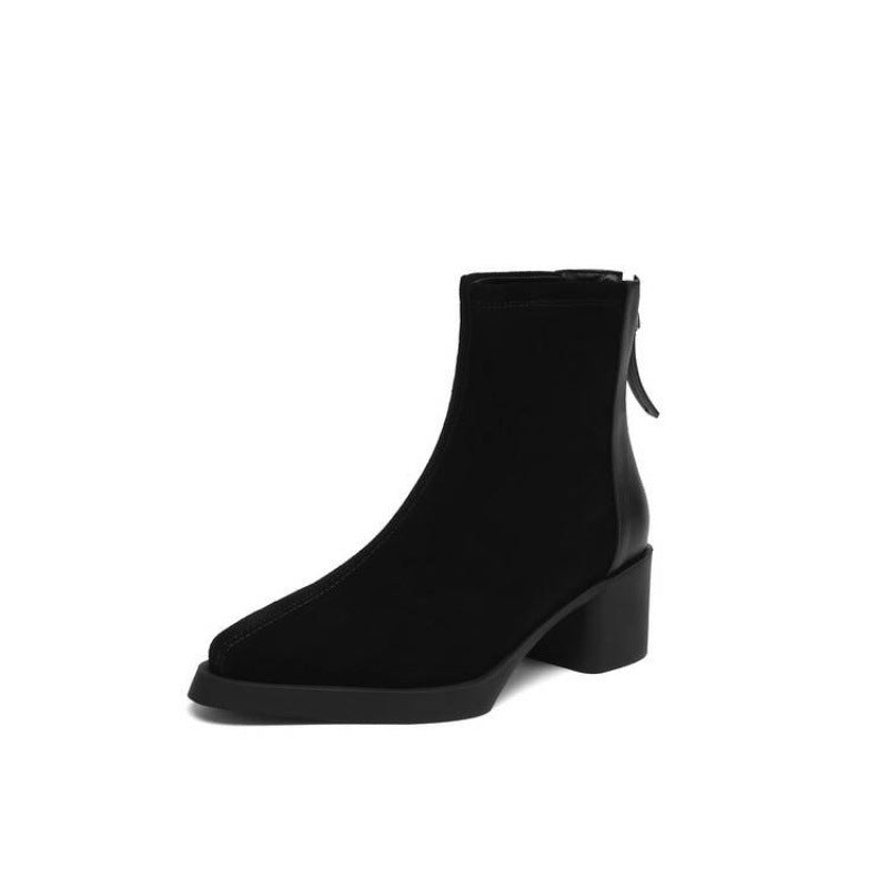 Fashion Personality Suede Booties Women – image 5