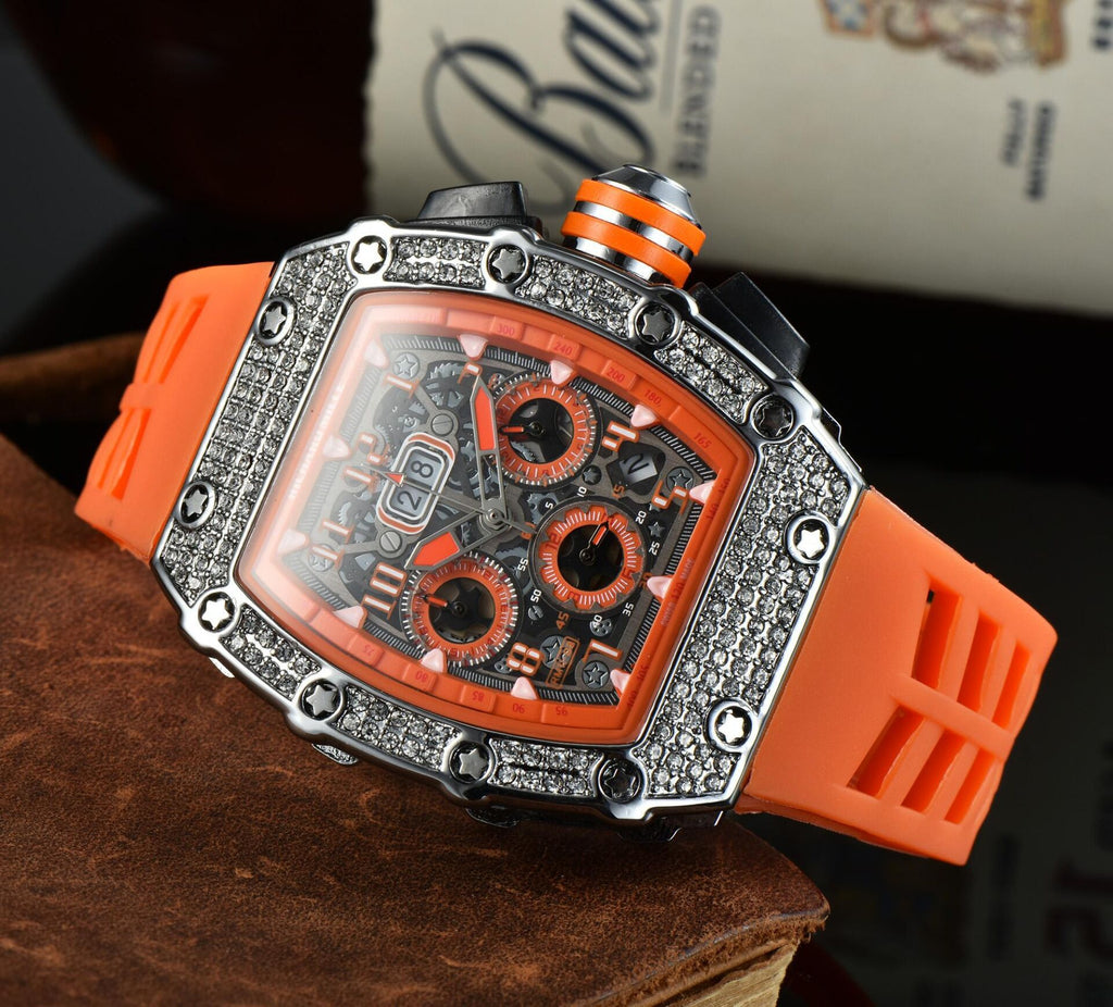 Fashion Diamond Gypsophila Watch Men – image 10