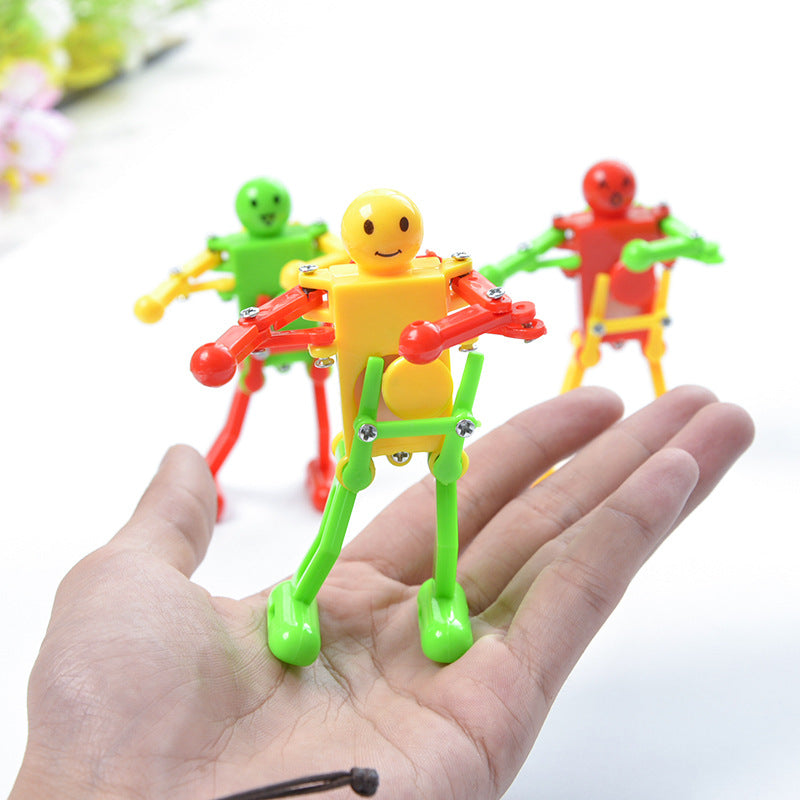 Clockwork Dancing Robot Clockwork Gymnastics Creative Small Toys Novelty Toys Christmas Goods Gift For Kids Fidget Toys – image 7