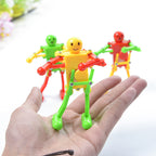 Clockwork Dancing Robot Clockwork Gymnastics Creative Small Toys Novelty Toys Christmas Goods Gift For Kids Fidget Toys – image 7