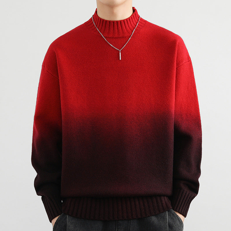 Fashion Personality Gradient Sweater Men – image 10