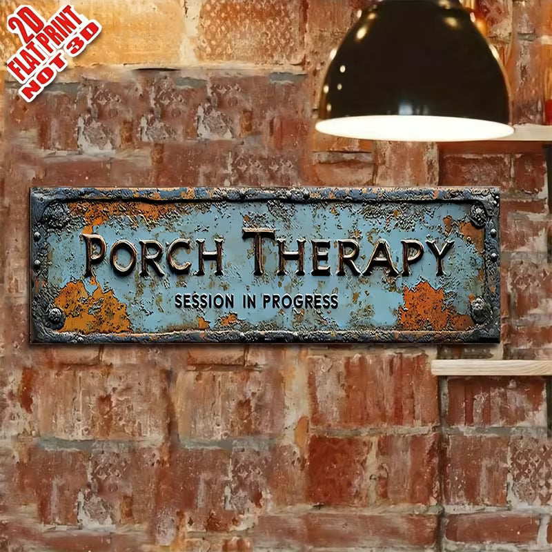 Retro Home Decor Tinplate Painting – image 3