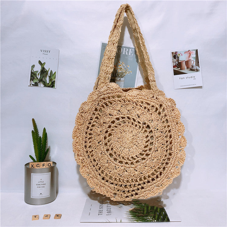 Net Woven Bag Women Bag Straw Woven Bag – image 2