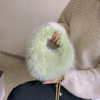 Fashion Plush Hand-carrying Bag Women – image 5