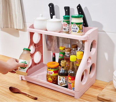 Kitchen Storage Shelving Kitchen Supplies Storage Artifact Multilayer – image 4