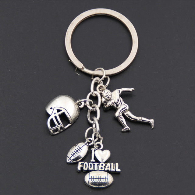 Cheerleader Athlete Fitness Sport Keychain – image 7