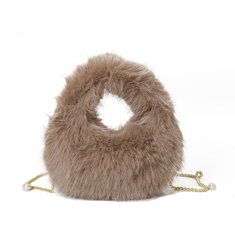 Fashion Plush Hand-carrying Bag Women – image 11