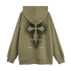 Fashion Cross Printed Hoodie Men – image 11
