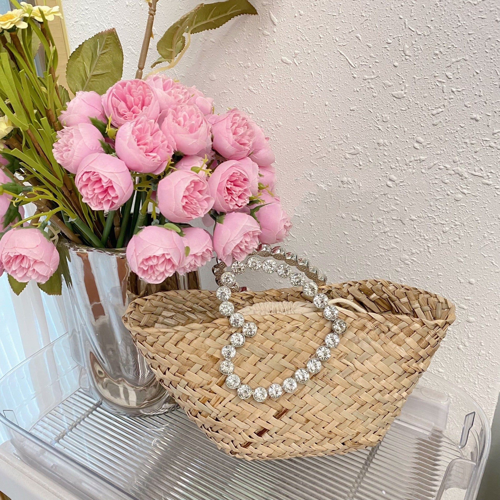Fashion Handbag Woven Vacation Style Women – image 4